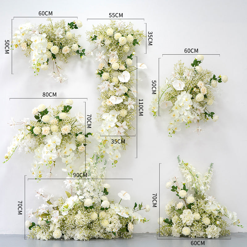 Starry Sky Floral Art Set Wedding Decoration Flower Arrangement Photography Backdrop