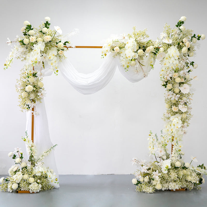 Ensemble d'art Floral ciel étoilé, décoration de mariage, Arrangement floral, toile de fond pour photographie
