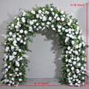 Arche de roses à plantes vertes de 2 mètres, Art floral, décoration de pelouse de Style occidental, Simulation de porte de roses brodée