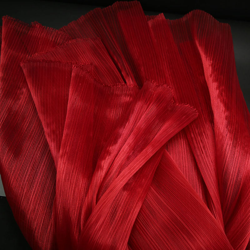 Organza Fabric Pleated Textured Wedding Styling Fabrics