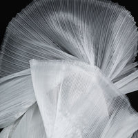 Organza Fabric Pleated Textured Wedding Styling Fabrics