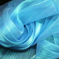 Flowerva Phantom bleu clair fait à la main bricolage Organza décorer fleur