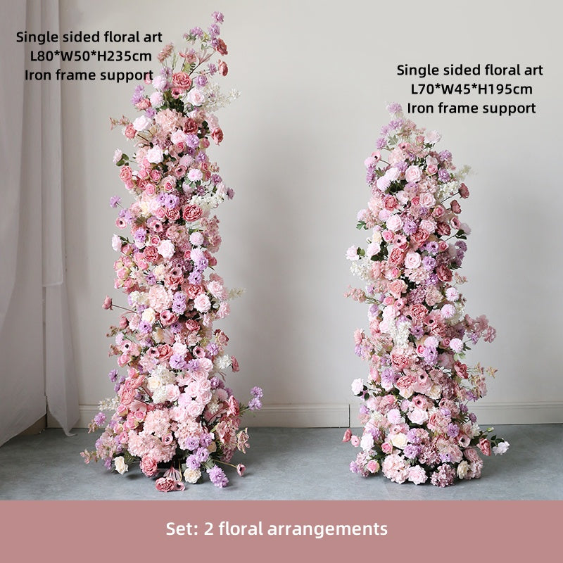 Wedding Large Arch Flower Rack Road Guide Flower Stage Background Decoration