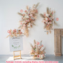 Flowerva Elegant Wall Hanging Reed Simulation Floral Art Wedding Decor