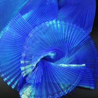 Mermaid Texture Pleated Phantom Glitter Yarn Wedding Stage Decoration Fabric