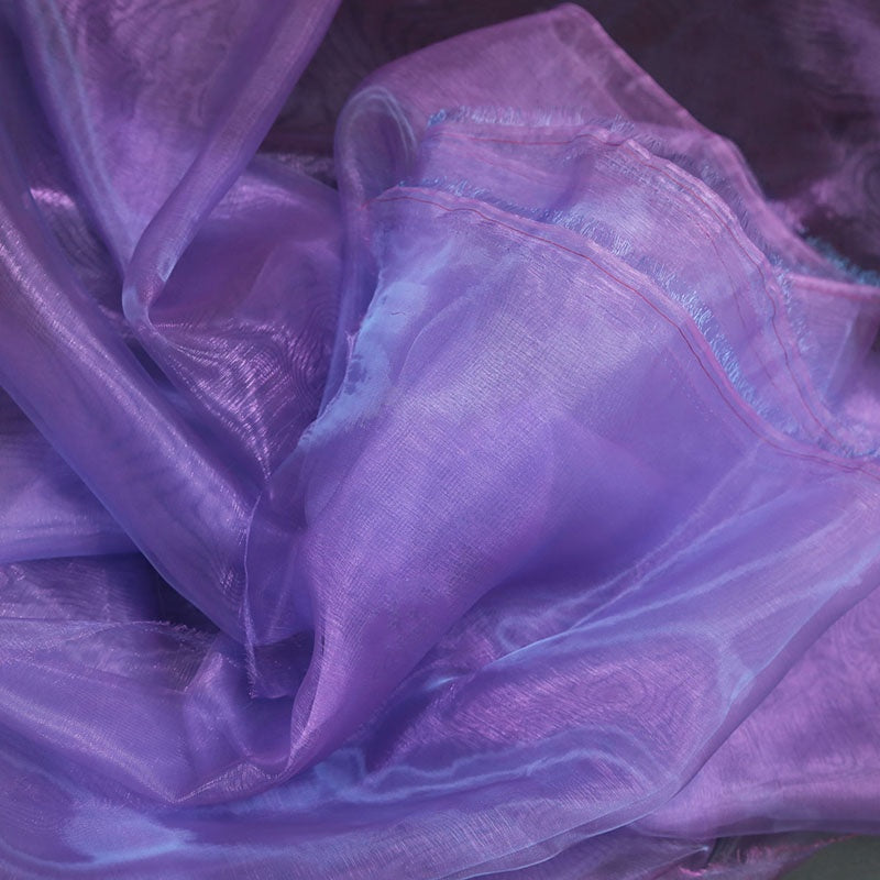Flowerva Organza Phantom Mermaid Texture Thin Soft Wedding Dress Design Fabric Wedding Decoration