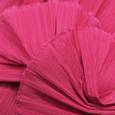 Tissu de gravure décoratif plissé Flowerva