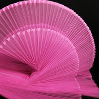 Barbie Pink Great Pleated  Organza Crinkle Fabric 6324