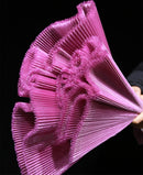 Flowerva – tissu nacré violet brillant, cristal de fumée, décoration de scène de mariage