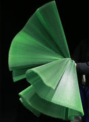 Flowerva Pearlescent Green Brilliant Fabric Wedding Stage Decoration