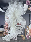 Flowerva Organza Wedding Arrangement Decorative Floral Semi-Finished Petals