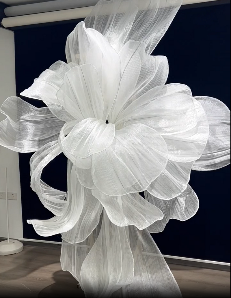 Flowerva Pure White Handmade Design Flower Styling Wedding&Party&Event Decoration