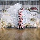 Flowerva Organza Wedding Arrangement Decorative Floral Semi-Finished Petals