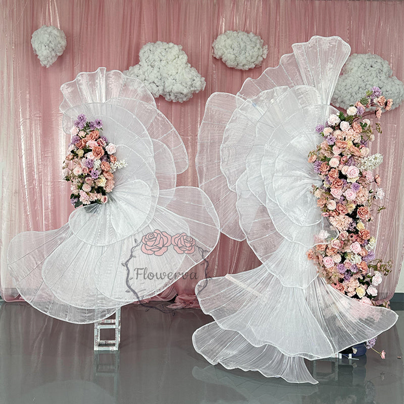 Flowerva White "Ballet Love" Gorgeous Wedding Party Background Decoration