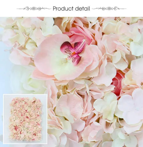 Flowerva Pink And White Rose Hydrangea Table Centre Flower Ball Wedding Decoration Arrangement Event Props