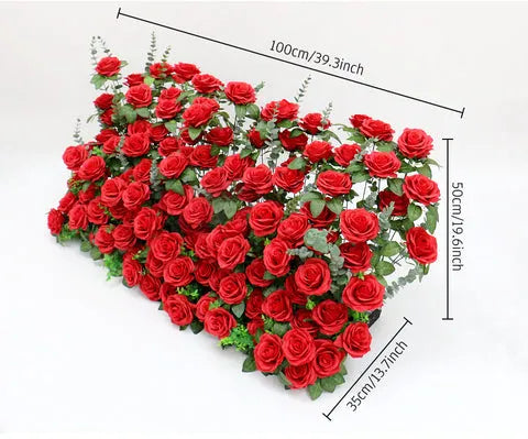 Flowerva – rangée de fleurs artificielles, Arrangement floral d'angle de Table, décoration de mariage