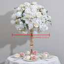 The New 5d Simulated Hydrangea Rose Flower Wedding Table Flower Ball Stage Scene Layout Exhibition Hall Decoration