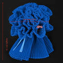 Klein Blue Enchantress Pleated Fabric Bouquet