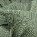 Grey Green Flowerva Pleated Decoration Printmaking Fabric