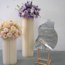 Flowerva Décoration de centre de table de mariage Arrangement de couloir de boule de fleur d'orchidée colorée