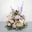 Flowerva Pastoral Style Simulated Flower Arrangement Set Purple Outdoor Decorative Arrangement