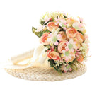 Flowerva   Blush Pink Rose Handheld Bouquet Floral