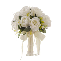 Flowerva Pure White Hand-Held Floral Arrangements