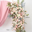 Cameo Brown Color Simulated Floral Arch Wedding Stage Birthday Event Decoration Flowers