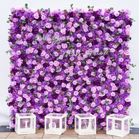 Flowerva Ensemble mural de fleurs de mariage fantastiquement unique violet