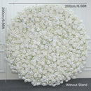 Flowerva White Fantasy Floral Decoration Background Wall Wedding Background Wall