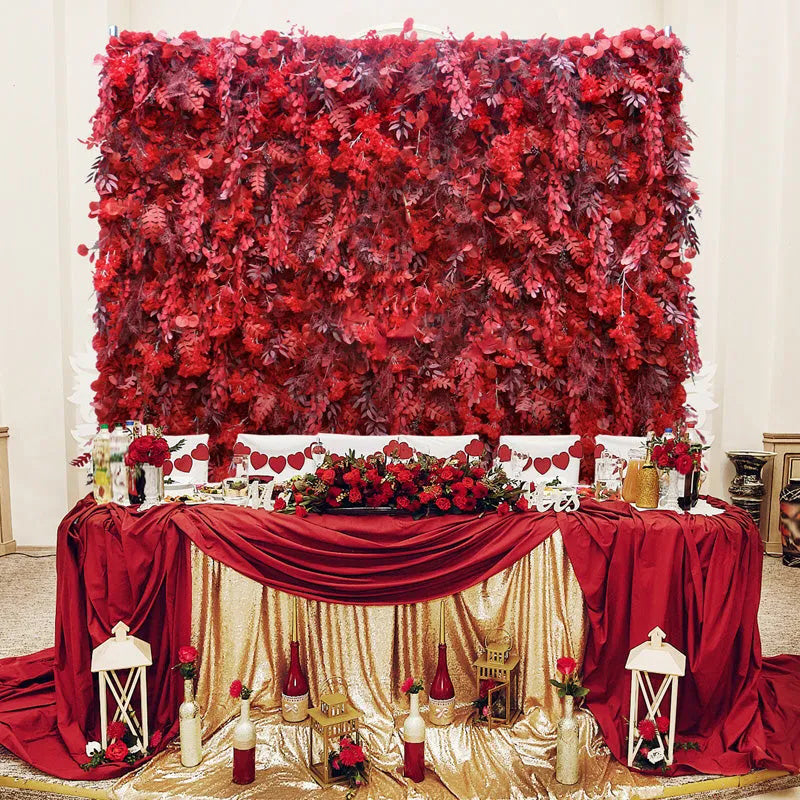 Flowerva Uniquely Enchanting Wedding Floral Wall Scene