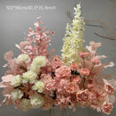 Luxury Pink Hydrangea Palm Hyacinth Wedding Flower Arrangement Floor Arrangement