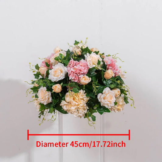 Flowerva Artificial Flower Ball Party Stage  Floral Luxury Custom 60/70cm Wedding Table Centerpiece
