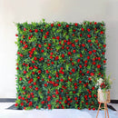 Flowerva  Luxurious Rose Hydrangea Flower Wall Design