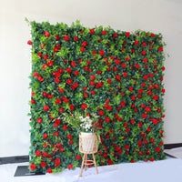 Flowerva  Luxurious Rose Hydrangea Flower Wall Design