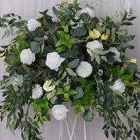 Flowerva 60cm Rose Hydrangea Table Centre 3/4  Flower Ball Wedding Decoration Flower Arrangement Event Props