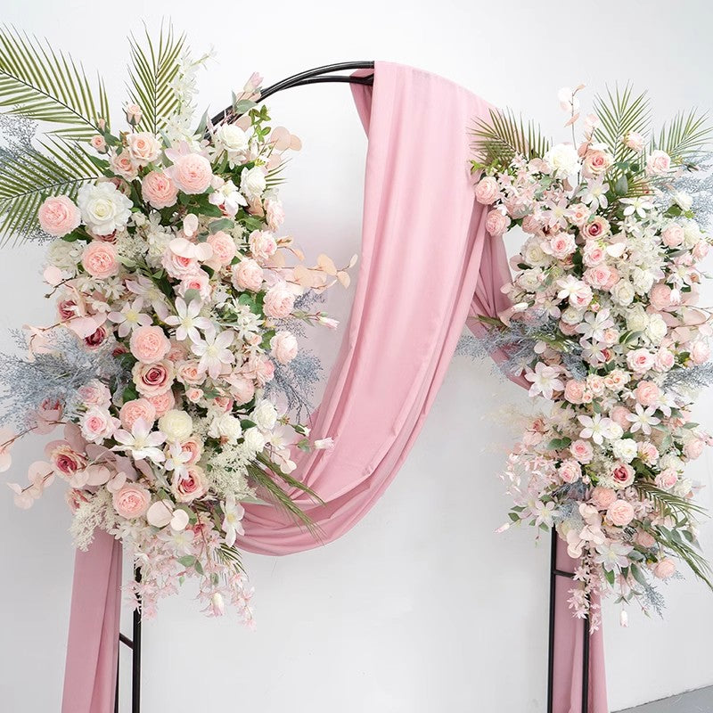 Cameo – arc Floral simulé de couleur marron, fleurs de décoration pour scène de mariage, anniversaire, événement