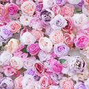 Flowerva Blush Pink and White Dreamy Floral Decor Backdrop Wedding Decor