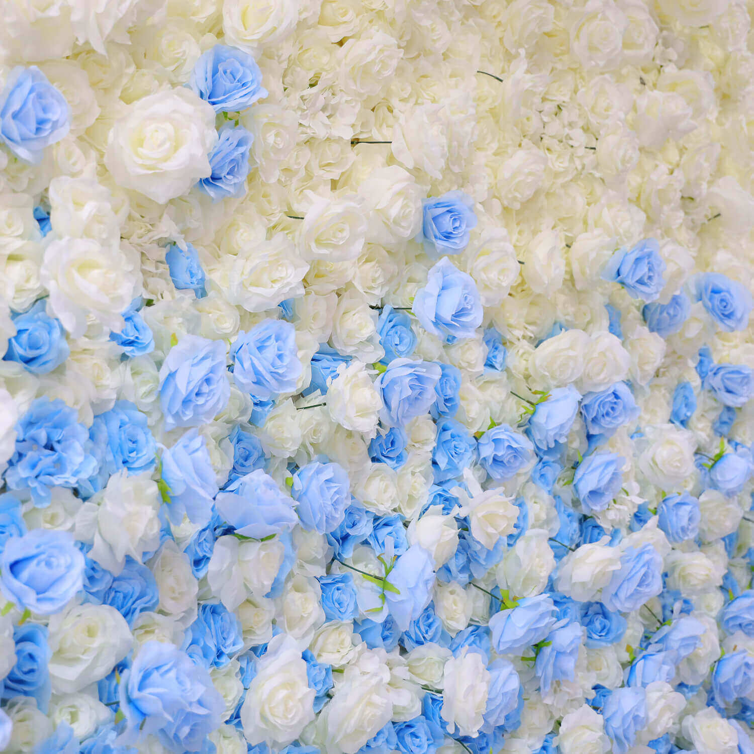 Flowerva Arrangement de fleurs de roses romantiques décorant le mur de fleurs