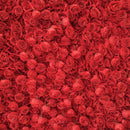 Flowerva Décoration murale florale rouge exquise et élégante pour scène de mariage