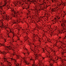 Flowerva Décoration murale florale rouge exquise et élégante pour scène de mariage