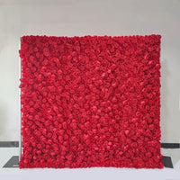 Flowerva Exquisite Elegant Red Floral Wedding Floral Wall Scene Wall Decor