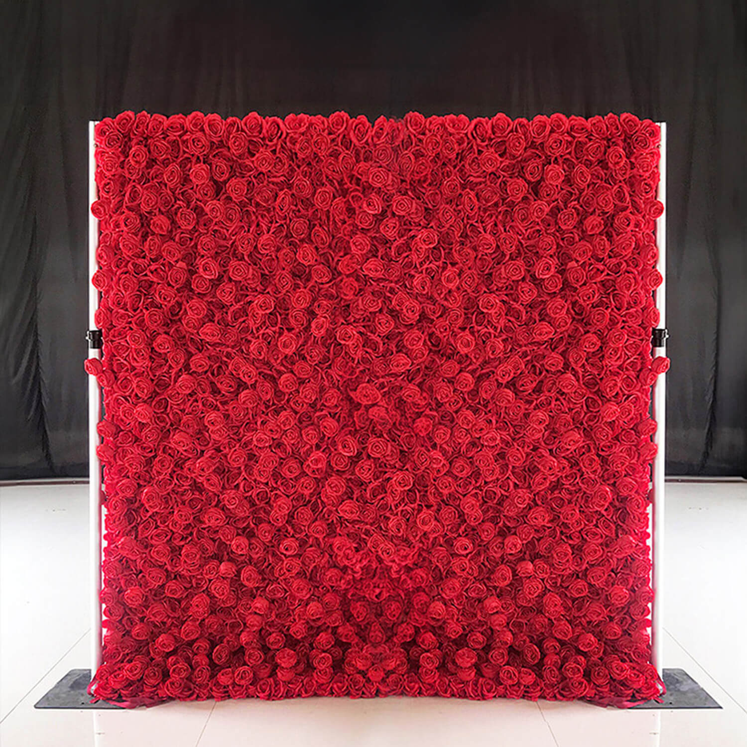 Flowerva Exquisite Elegant Red Floral Wedding Floral Wall Scene Wall Decor