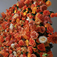 Flowerva Glamorous Rose Bouquet Wall Ensemble Scène de mariage Décoration florale