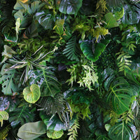Flowerva Enchanting Verdant Green Floral Wall Decor Party Stage Floor Flower Arrangement