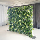 Flowerva Enchanting Verdant Green Floral Wall Decor Party Stage Floor Flower Arrangement