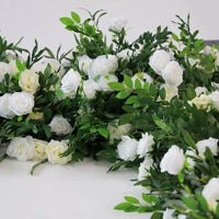 Flowerva Enchanting Verdant Green Arch Floral Wall  Wedding Party Decor