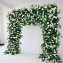 Flowerva Enchanting Verdant Green Arch Floral Wall  Wedding Party Decor