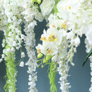 Flowerva Wedding Double Arch White Flower Arrangement Set Stage Party Event Decoration Background Flower Stand Props