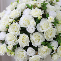 Flowerva Road guide rose artificial flower ball wedding decoration